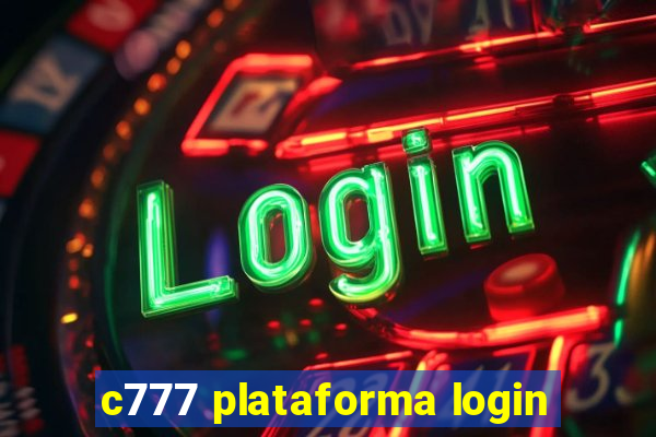 c777 plataforma login